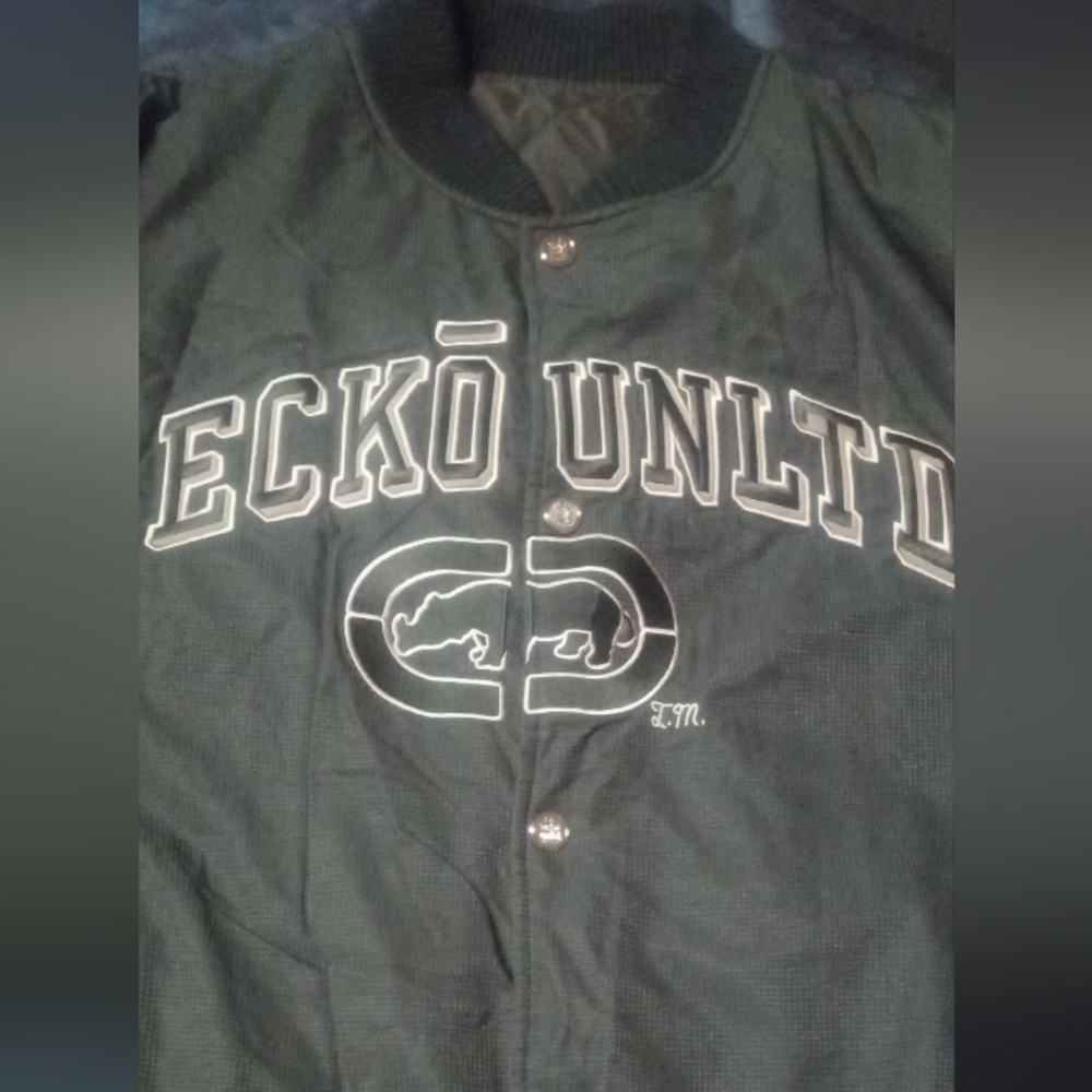 Ecko Unlimited Men's Dark Bomber Jacket